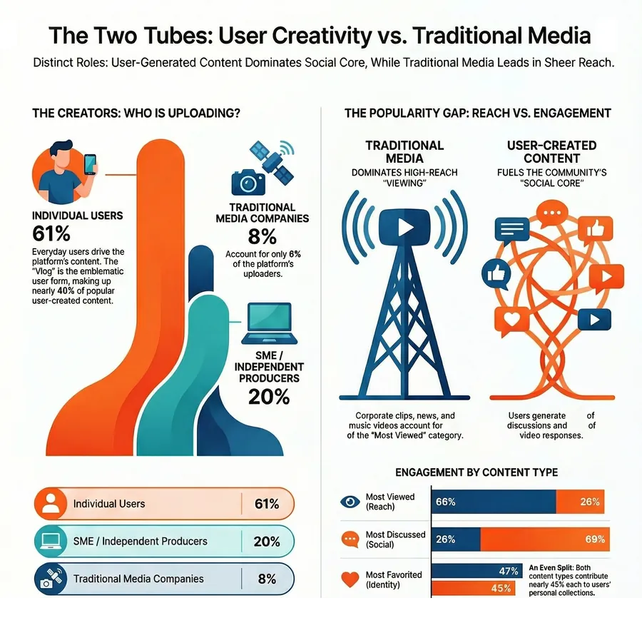 YouTube vs traditional media